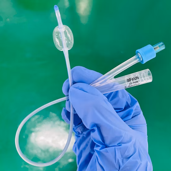 Material médico del PVC del catéter de Nelaton del catéter externo disponible de la orina